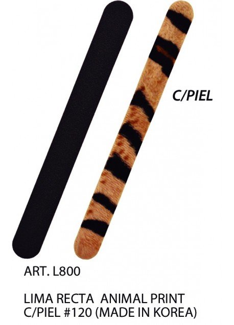 LIMA RECTA  ANIMAL PRINT C/PIEL*120|MADE IN KOREA|     "NEW"