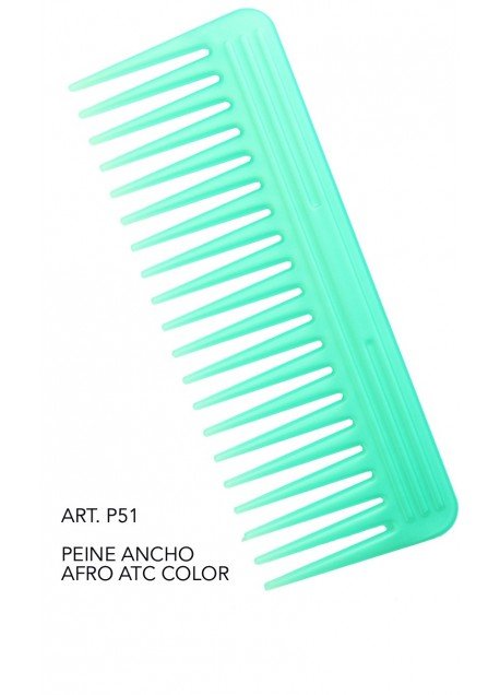 PEINE ANCHO AFRO TAC COLOR