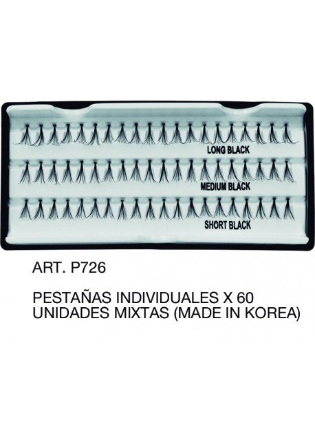 PESTANAS INDIVIDUALES X 60 UNIDADES MIXTAS|MADE IN KOREA|